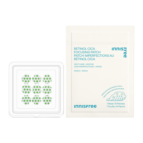 Innisfree Retinol Cica Focusing Patch Korean Hydrocolloid Patches With Salicylic Acid And