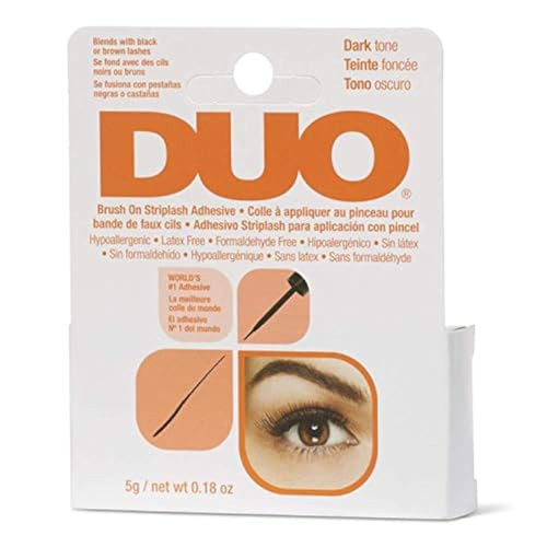 Duo BrushOn Strip Lash Adhesive Dark Tone 2Packs 0.18 Oz 2Pack
