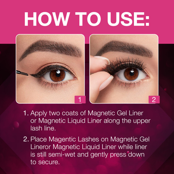 Ardell Magnetic Eyelashes Faux Mink False Eyelashes 817 No Glue Needed Magnetic 1 Pack