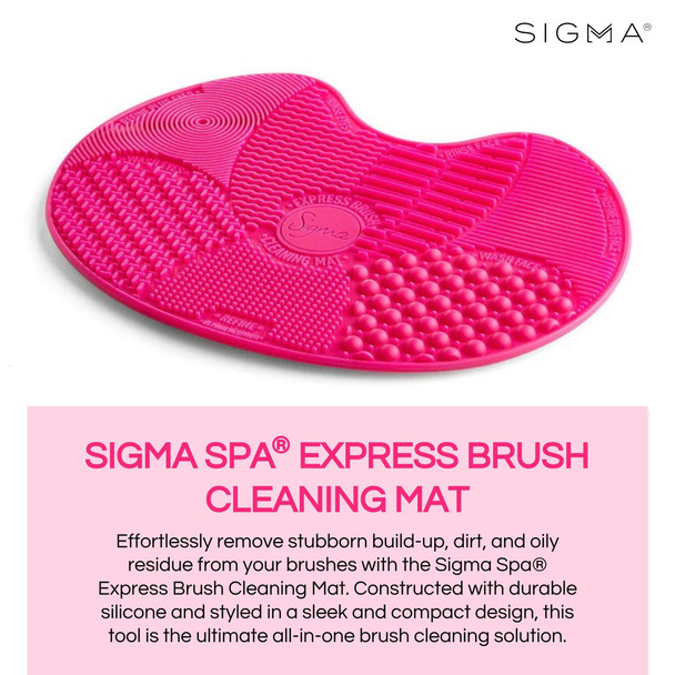 Sigma Beauty WomenS Sigma Spa Express Brush Cleaning Mat Pink One Size