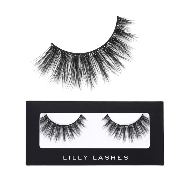 Lilly Lashes Premium Synthetic Lashes La Fake Eyelashes Natural Look Full Bodied Natural