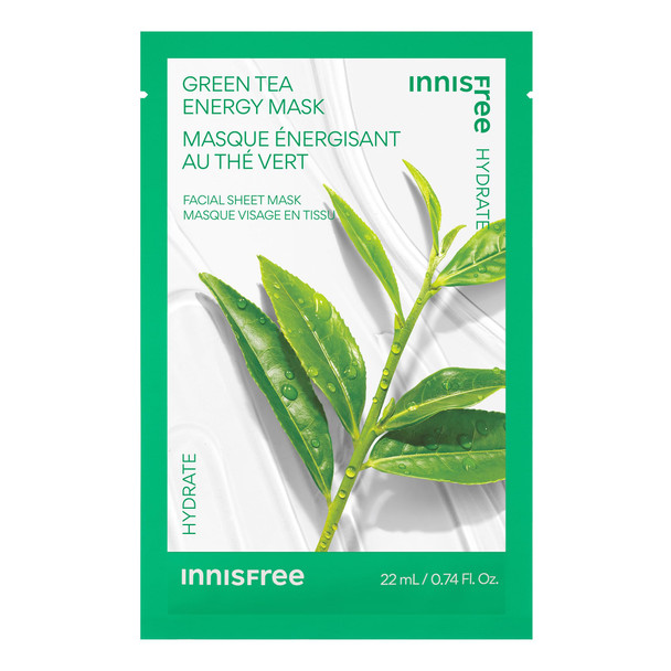 Innisfree Energy Mask Korean Sheet Mask With Hydrating Serum For Soothing Brightening