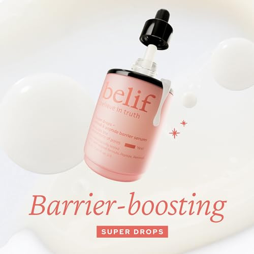 Belif Retinol and Peptide Super Drops Serum AntiAging Skin Booster And Pore 1.01 Fl Oz