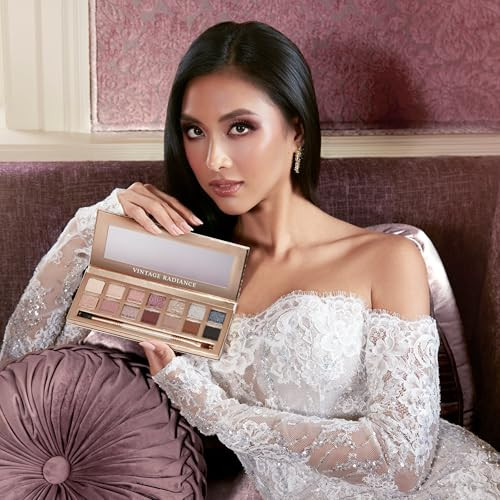 Sigma Beauty Vintage Radiance Highly Pigmented Eyeshadow Palette Colorful Eye Shadow Palette With Ful Eye Shadow Palette With