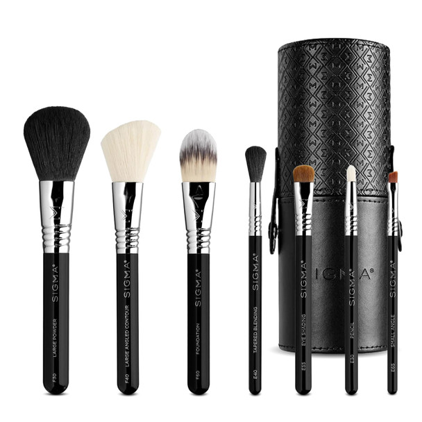 Sigma Beauty MostWanted Brush Set Set Of 5 Favorite Makeup Brushes For Foundation 5 Pcs Set Of 5