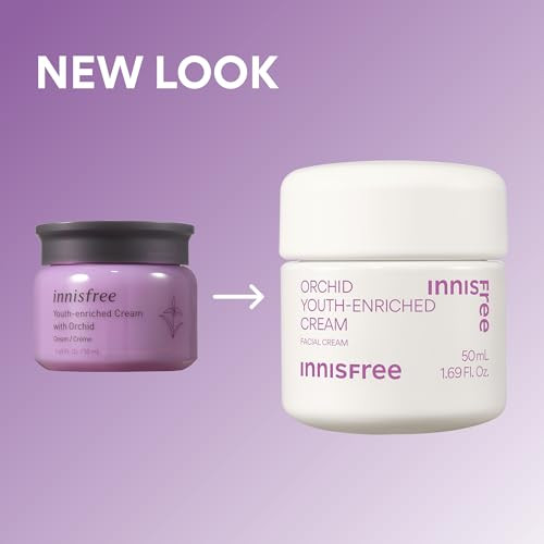 Innisfree Orchid Youth enriched Cream Korean Firming Face Moisturizer With Hyaluronic Acid