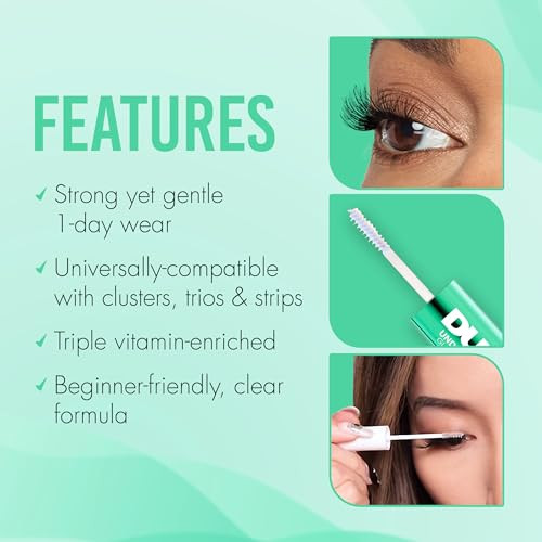 Duo Under Lash Glue and Seal Clear Eyelash Adhesive With Gentle Removal
