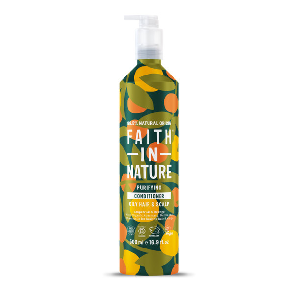 Faith In Nature Natural Aluminium Bottle Conditioner Vegan and Cruelty No Sls Or 16.9 Fl Oz