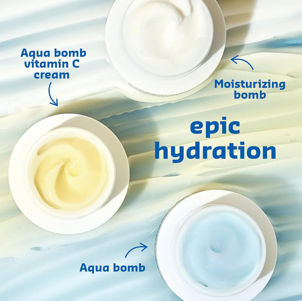 Belif Aqua Bomb Vitamin C Face Cream Moisturizer Infused With Hyaluronic Acid