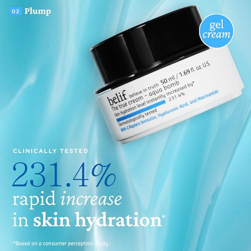 Belif Set Aqua Bomb Daily Face Moisturizer Niacinamide Vitamin C Golden