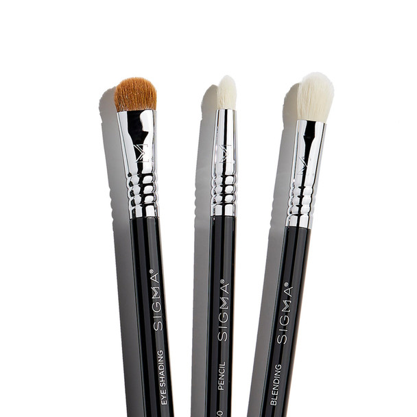 Sigma Beauty Glam N Glow Mini Eye Makeup Brush Set Set Of 3 4 Pcs Set Of 3