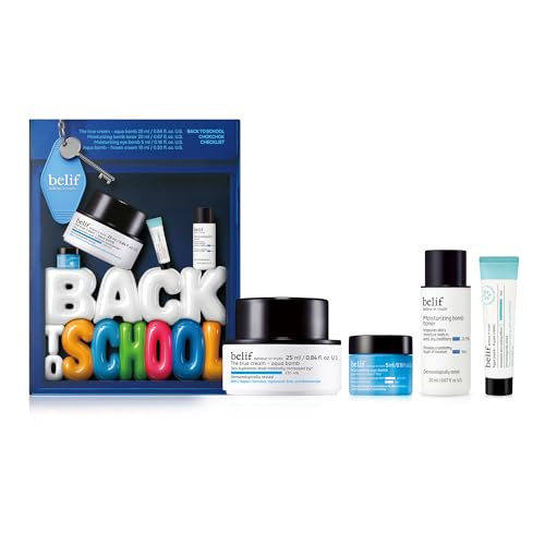 Belif Aqua Bomb Back To School Skincare Set: Korean Skincare Set With