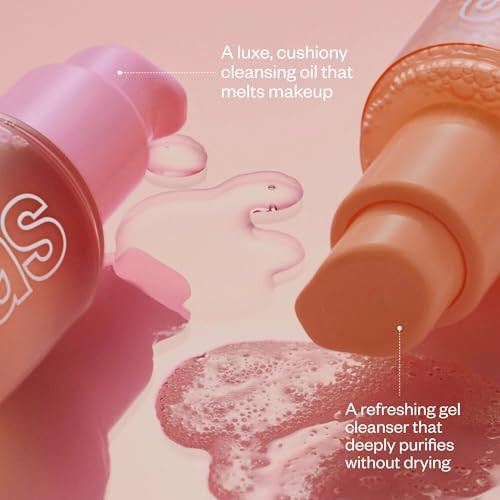 Kosas Mini Plump + Juicy Double Cleansing System Botanical Oil Cleanser +