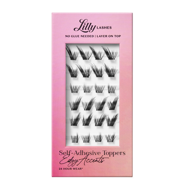 Lilly Lashes 3D Self Adhesive Eyelashes No Lash Glue Needed Body Heat Activated