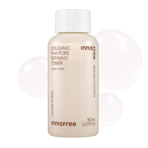 Innisfree Volcanic Pha Toner Korean Skincare With Aha And Bha Refines Texture