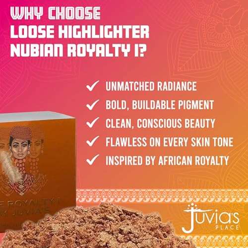 JuviaS Place Loose Highlighter Nubian Royalty 1 Illuminating Loose Powder Highlighter Makeup Shimmer