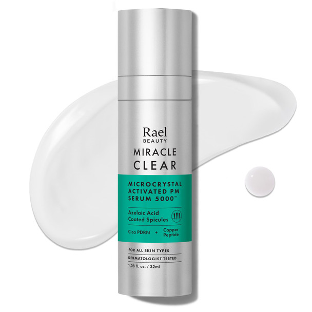 Rael Miracle Clear Exfoliating Serum For Face Aha/Bha/Pha Complex 15% Triple Acid 1.7 Oz