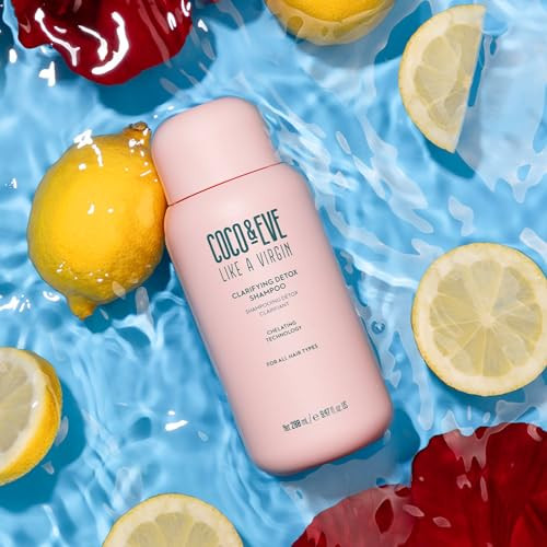 Coco & Eve Clarifying Detox Shampoo. Remove Hard Water and Product Build Up. With Safe And Nonstripping 280 Ml