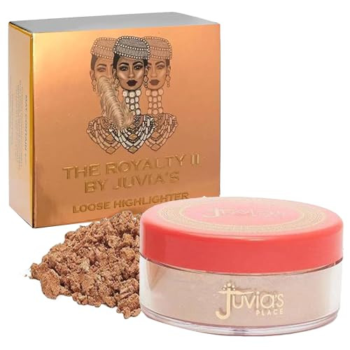 JuviaS Place Loose Highlighter Nubian Royalty 2 Illuminating Loose Powder Highlighter Makeup Shimmer