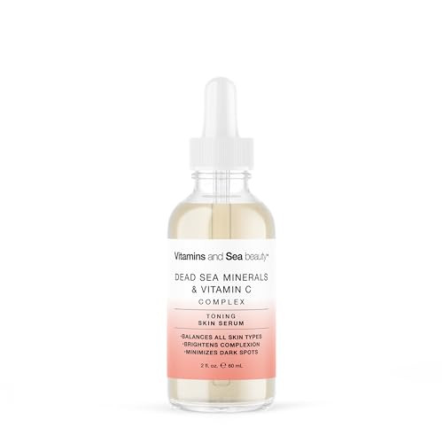 Vitamins And Sea Beauty Toning Skin Serum With Vitamin C Complex and Dead Sea Minerals 2 Fl Oz