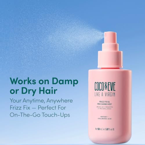Coco & Eve Like A Virgin Frizz Fix and Pro Shine Mist 72H Frizz 5.07 Fl Oz