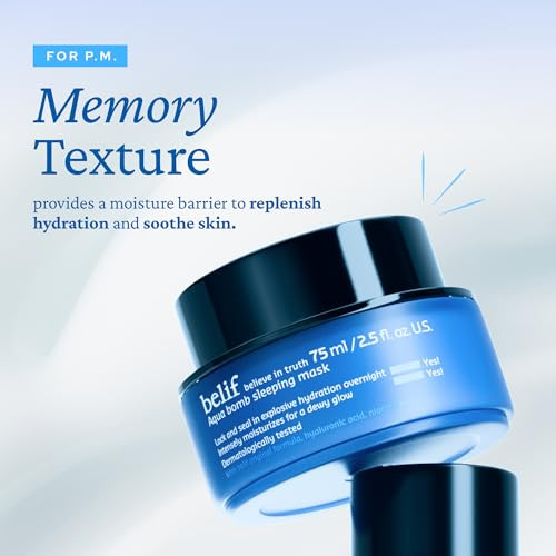 Belif Overnight Skin Reset Duo Aqua Bomb Sleeping Mask and Super Knights