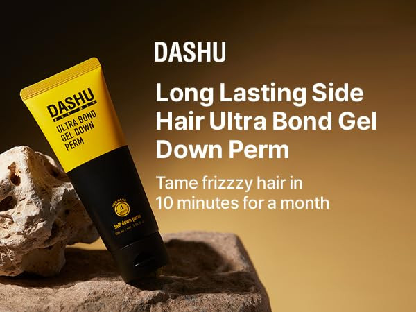 Dashu Down Perm Cream For Men Korean Hair Straightening Perm Kit Ultra 3.5Oz