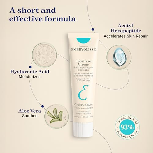 Embryolisse Cicalisse Face Cream. Moisturizer With Hyaluronic Acid That Accelerates SkinS Restoration 1.35 Fl Oz
