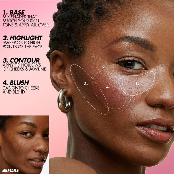 Make Up For Ever Face Essentials Palette With Highlighters Hd