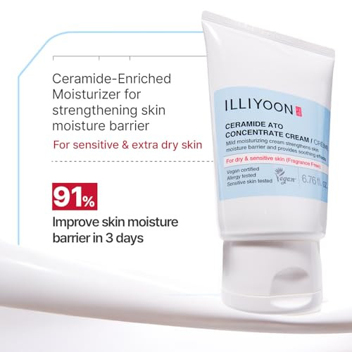 Illiyoon Ceramide Ato Cream With Ceramide Ato Milky Toner 2.53 Fl Oz