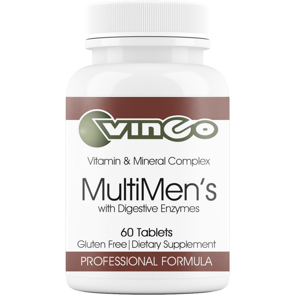 Multimens W/Digestive Enzymes 60 Tabs By Vinco