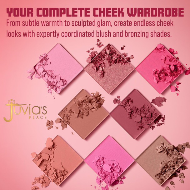 JuviaS Place Juvia S Place Blushed and Bronzed Blurring Pro Palette Volume 2 Blush And Bronzed Palette M