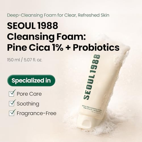 K-Secret KSecret Seoul 1988 Cica Cleansing Foam Deep Pore Cleansing and Soothing 150Ml
