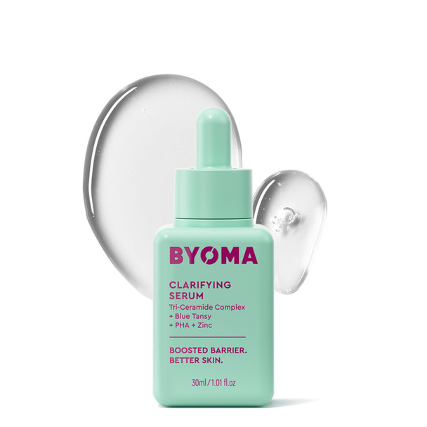 Byoma Clarifying Serum Barrier Repair Serum Clarifying Facial Serum For Acne Prone 1.01 Fl. Oz