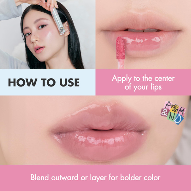 Rom&Nd RomandNd The Juicy Lasting Tint Hydrating and Plumping Lip Stain KBeauty