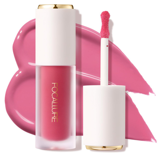Focallure Silky Cream Liquid BlushLeaving A Matte Dewy Makeup LookEasy To Apply
