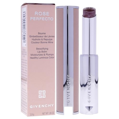 Givenchy Rose Perfecto Plumping Lip Balm N117 Chilling Brown By Givenchy For 0.09 Oz