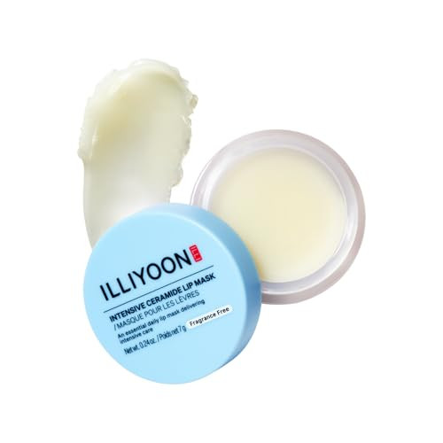 Illiyoon Intensive Ceramide Lip Mask 10000Ppm Ceramide For Barrier Repair and Deep 0.24 Fl.Oz