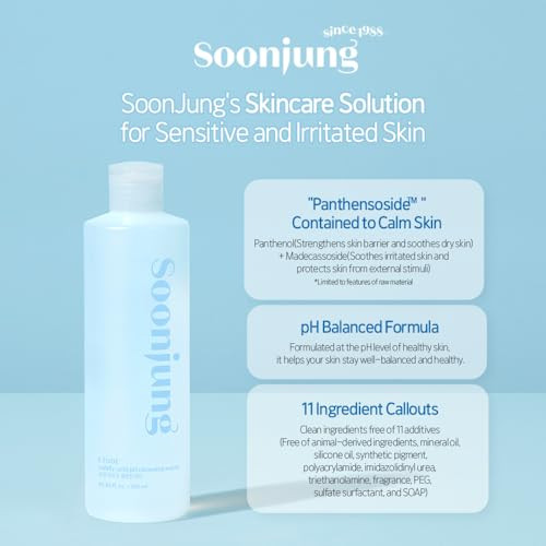 Etude Soonjung 5.5 Cleansing Water 23Ad Low Ph Face Cleanser Korean Hypoallergenic 320Ml