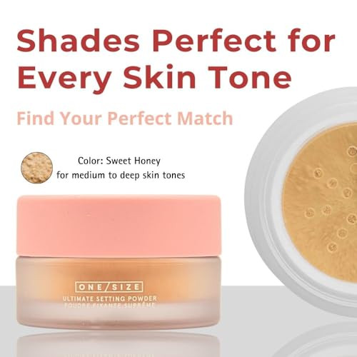 One Size One/Size Mini Ultimate Loose Setting Powder Sweet Honey Medium To Deep 0.23 Oz 6.5 G