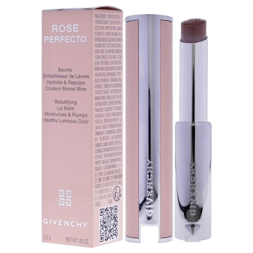 Givenchy Rose Perfecto Plumping Lip Balm N111 Soft Nude By Givenchy For 0.09 Oz