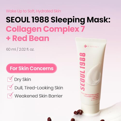 K-Secret KSecret Seoul 1988 Collagen Sleeping Mask Overnight Nourishing Care With 7Type 60Ml