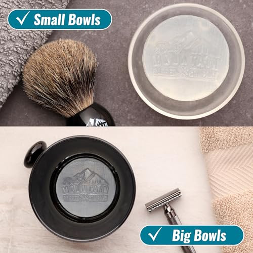 Rocky Mountain Barber Company Shaving Soap Pucks For Men 3 Pack Traditional Wet Shave GlycerinBased 3 Pack