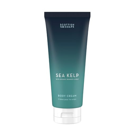 Scottish Fine Soaps Sea Kelp Body Cream With Organic Seaweed Marine Spa Scent Fresh 200Ml