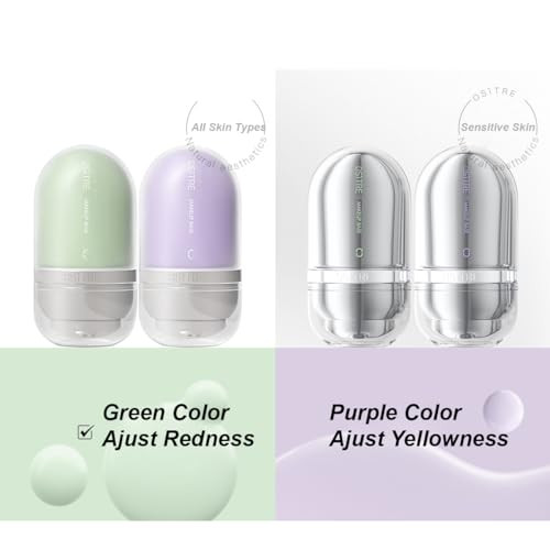 Beautymall Color Correcting Makeup Base Color Change Makeup Foundation Primer Multi Protective Correcting Makeup Base Colo 32G