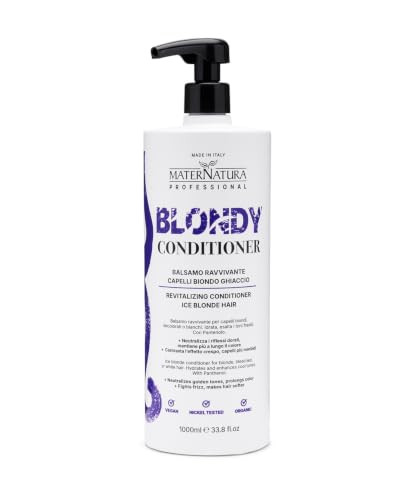 Maternatura Professional Blondy Conditioner Revitalizing Conditioner For Blonde Bleached And White Hair 1000 Ml
