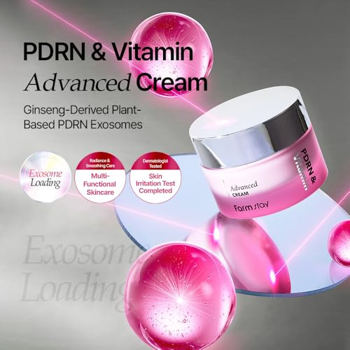Farmstay Pdrn and Vitamin Advanced Cream Gel Uneven Tone Dual Radiance 1.69 Fl Oz