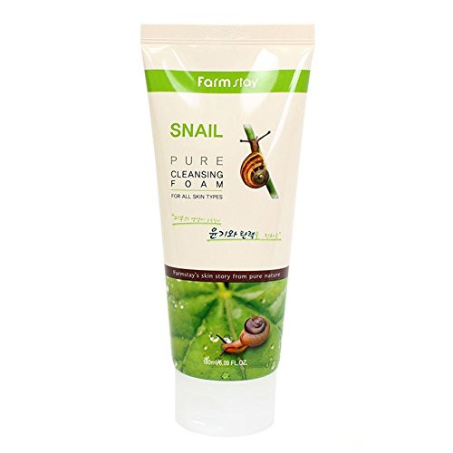 Farmstay Farm Stay Korean Pure Snail Foam Cleanser / 180Ml