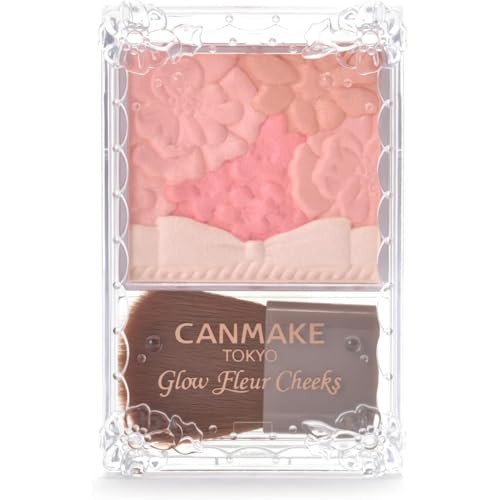 Canmake Glow Fleur Cheeks LongLasting Light Natural Blending Gentle Pearl Radiance 18 0.20Oz 5.7G