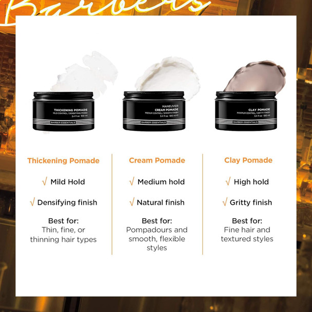 Redken Brews Cream Pomade For Men Provides Medium Hold With Natural And Smooth
